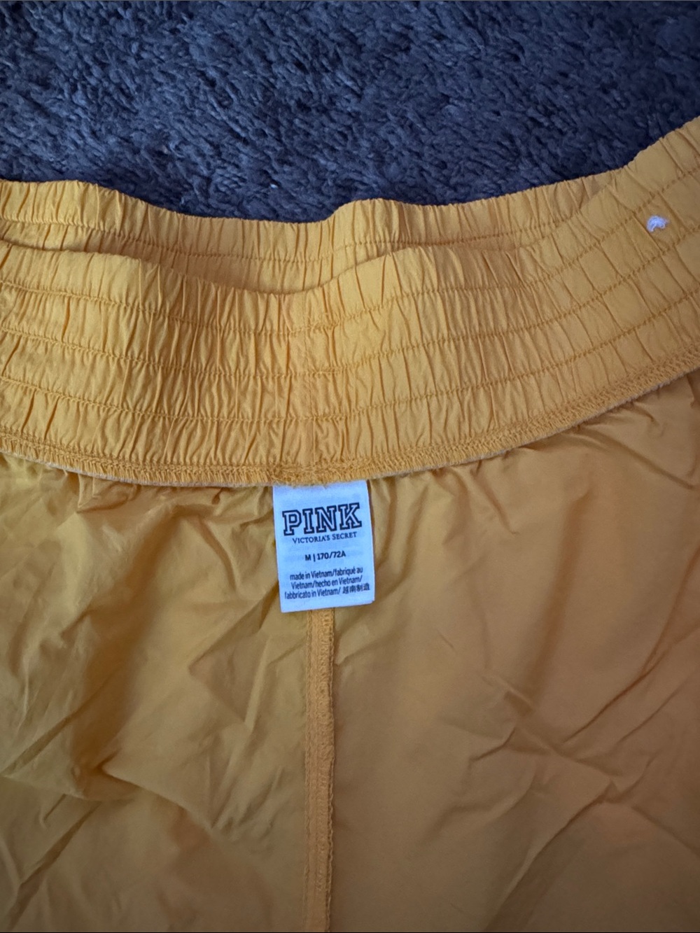 ☀️🥎🛝🛹PINK Yellow Athletic Snap-Trim Shorts - Picture 6 of 6